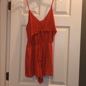 Orange Romper